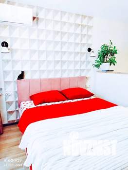 Студия квартира, посуточно, 27м2, 21/22 этаж