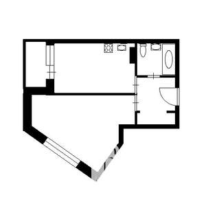 1-к квартира, на длительный срок, 41м2, 3/19 этаж