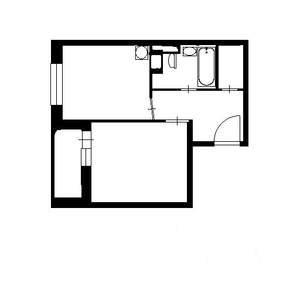 1-к квартира, на длительный срок, 42м2, 1/17 этаж