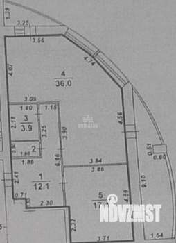 2-к квартира, на длительный срок, 72м2, 12/13 этаж