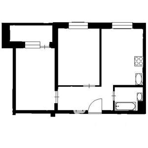 1-к квартира, на длительный срок, 37м2, 3/25 этаж