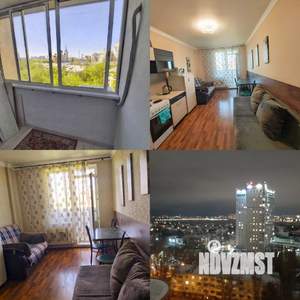 1-к квартира, посуточно, 55м2, 8/17 этаж