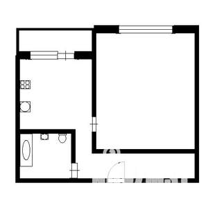 1-к квартира, на длительный срок, 33м2, 4/9 этаж