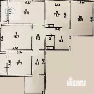 4-к квартира, на длительный срок, 104м2, 1/17 этаж