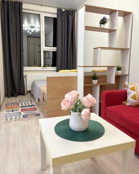 Студия квартира, на длительный срок, 30м2, 13/18 этаж