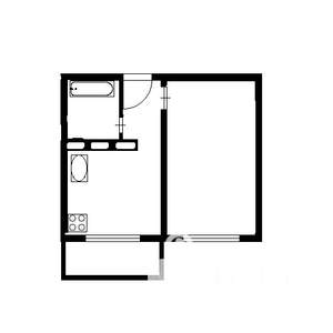1-к квартира, на длительный срок, 37м2, 3/17 этаж