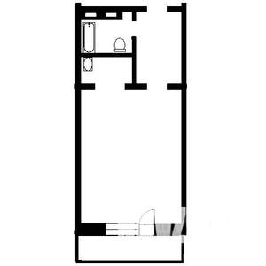 1-к квартира, на длительный срок, 37м2, 3/17 этаж