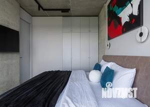 Студия квартира, посуточно, 50м2, 8/19 этаж