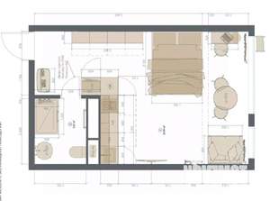 1-к квартира, посуточно, 31м2, 1/1 этаж