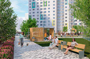 1-к квартира, на длительный срок, 33м2, 15/18 этаж