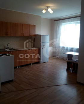 Студия квартира, на длительный срок, 43м2, 7/17 этаж
