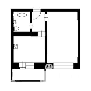 1-к квартира, на длительный срок, 38м2, 5/17 этаж