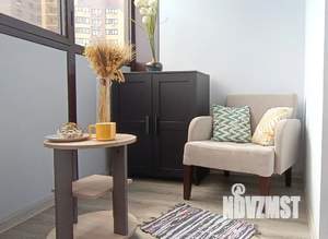 1-к квартира, посуточно, 38м2, 9/16 этаж