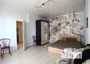 1-к квартира, посуточно, 45м2, 9/16 этаж
