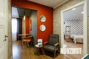 1-к квартира, посуточно, 44м2, 1/1 этаж