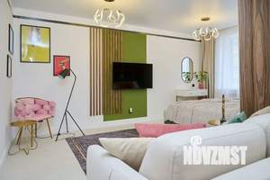 1-к квартира, посуточно, 44м2, 1/1 этаж