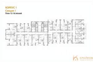 1-к квартира, вторичка, 40м2, 12/28 этаж