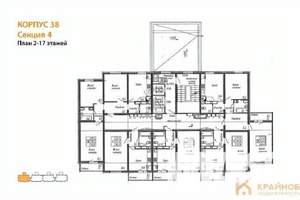 2-к квартира, вторичка, 65м2, 17/17 этаж