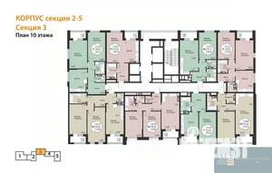 1-к квартира, вторичка, 55м2, 10/24 этаж