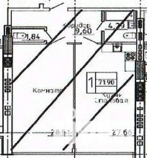 2-к квартира, вторичка, 70м2, 4/5 этаж