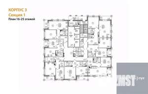 1-к квартира, вторичка, 42м2, 19/25 этаж