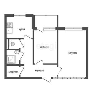 2-к квартира, вторичка, 54м2, 5/10 этаж