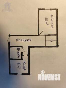 1-к квартира, вторичка, 33м2, 2/5 этаж