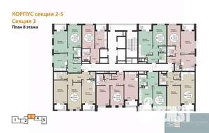 1-к квартира, вторичка, 39м2, 8/24 этаж