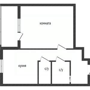 1-к квартира, вторичка, 40м2, 10/19 этаж