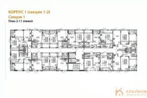 2-к квартира, вторичка, 50м2, 4/11 этаж