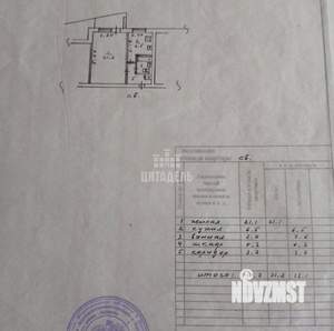 1-к квартира, вторичка, 34м2, 6/9 этаж