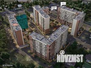 2-к квартира, вторичка, 45м2, 8/17 этаж