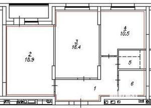 2-к квартира, вторичка, 60м2, 11/21 этаж