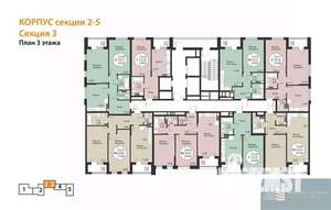 1-к квартира, вторичка, 55м2, 3/24 этаж