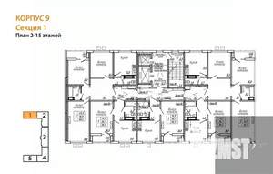 1-к квартира, вторичка, 38м2, 15/19 этаж