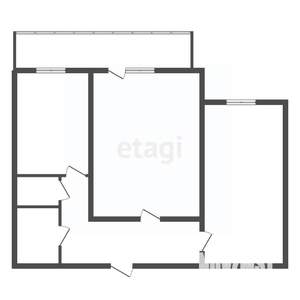 2-к квартира, вторичка, 46м2, 9/9 этаж