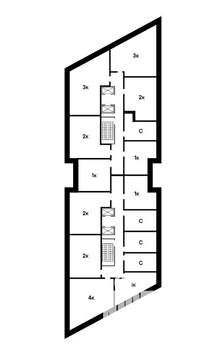 1-к квартира, вторичка, 40м2, 7/21 этаж