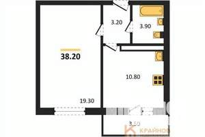 1-к квартира, вторичка, 38м2, 10/17 этаж