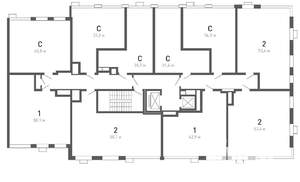 2-к квартира, вторичка, 58м2, 7/15 этаж