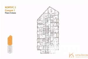 Студия квартира, вторичка, 27м2, 2/21 этаж