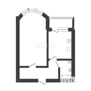 1-к квартира, вторичка, 37м2, 9/17 этаж