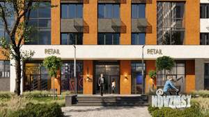 1-к квартира, строящийся дом, 40м2, 1/13 этаж