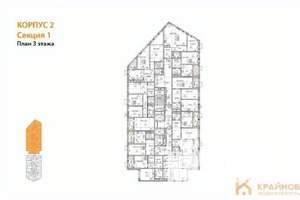 1-к квартира, вторичка, 41м2, 3/21 этаж