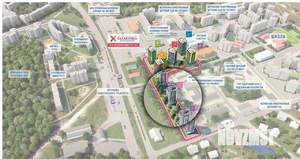 1-к квартира, вторичка, 40м2, 14/17 этаж