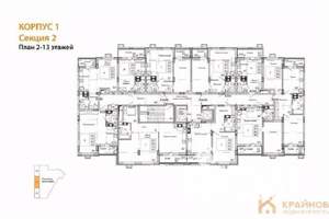 1-к квартира, строящийся дом, 53м2, 4/15 этаж