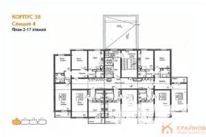 3-к квартира, вторичка, 76м2, 8/17 этаж