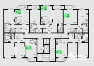 1-к квартира, строящийся дом, 54м2, 8/9 этаж