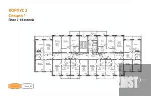 1-к квартира, вторичка, 37м2, 12/15 этаж