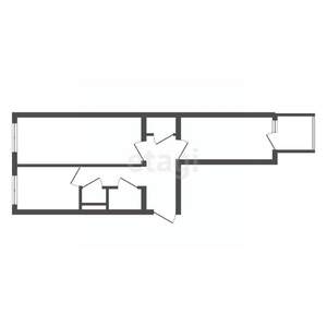 2-к квартира, вторичка, 54м2, 8/10 этаж