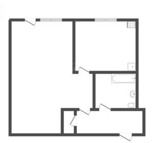 1-к квартира, вторичка, 32м2, 1/5 этаж